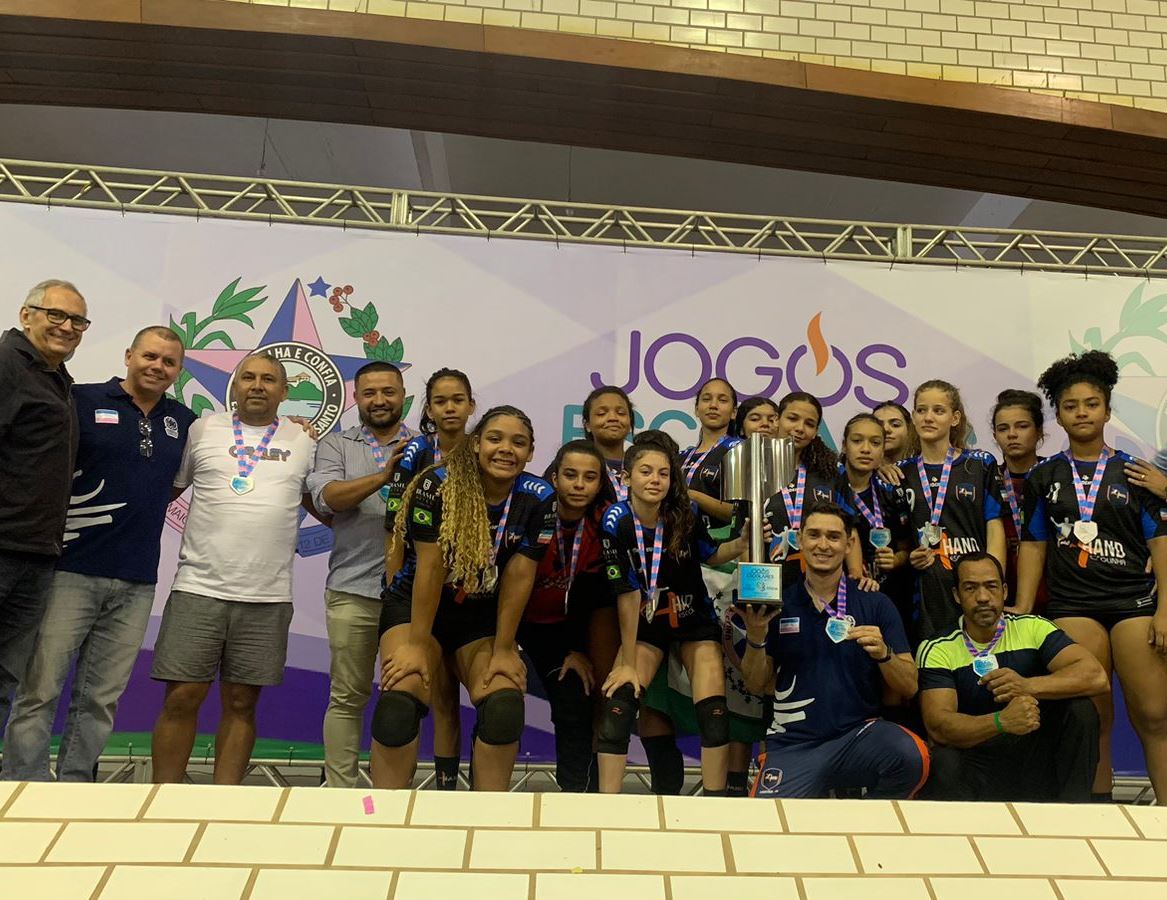 EM TERCEIRO CONFRONTO CONTRA CARIACICA EM FINAIS NOS JEES, PINHEIROS FICA COM PRATA NO HANDEBOL FEMININO INFANTIL