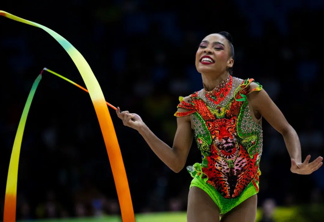 Mais uma: Geovanna Santos conquista bronze inédito na Copa do Mundo de Ginástica Rítmica