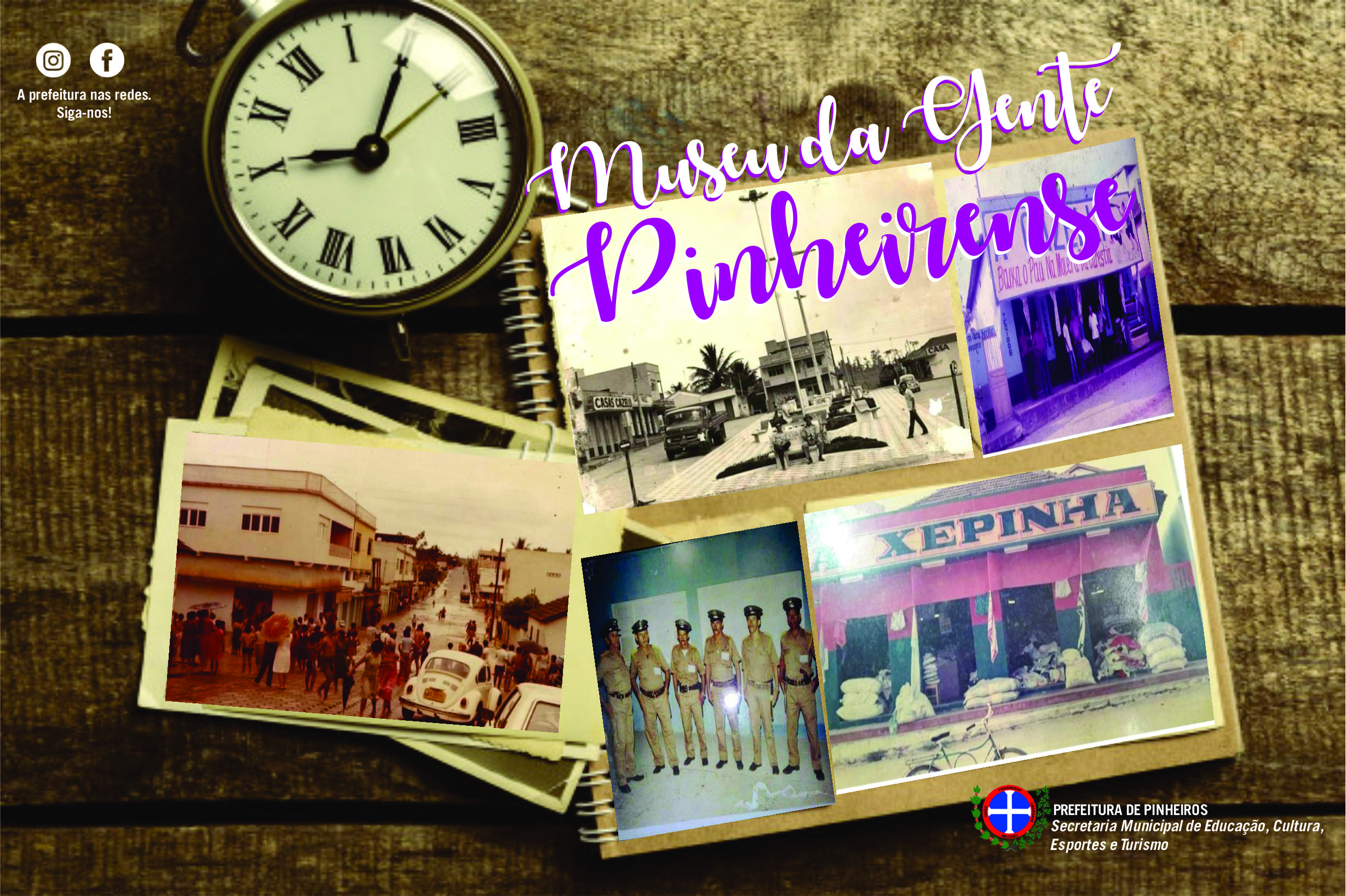 DEPARTAMENTO DE CULTURA DESENVOLVE PROJETO DE RESGATE DA HISTÓRIA DE PINHEIRENSES