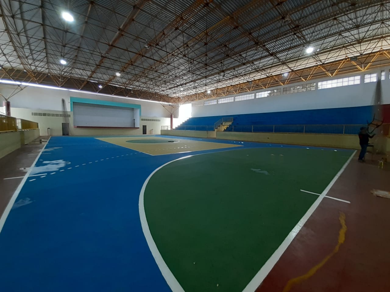GINÁSIO MUNICIPAL DE ESPORTES RECEBE MELHORIAS