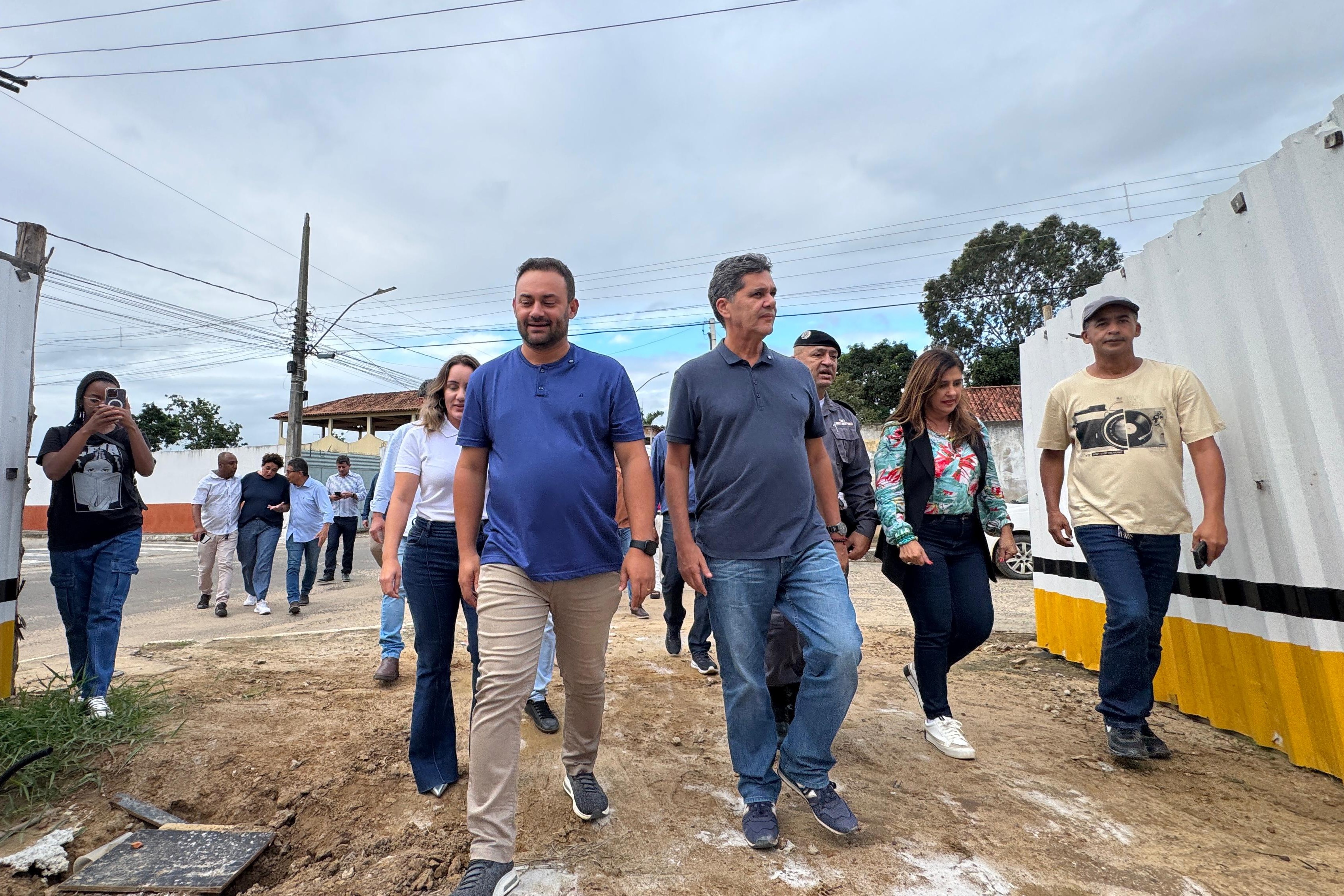 Governador em exercício visita obras estratégicas em Pinheiros