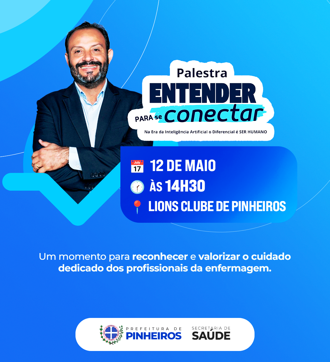 Prefeitura de Pinheiros promove palestra especial em homenagem ao Dia da Enfermagem