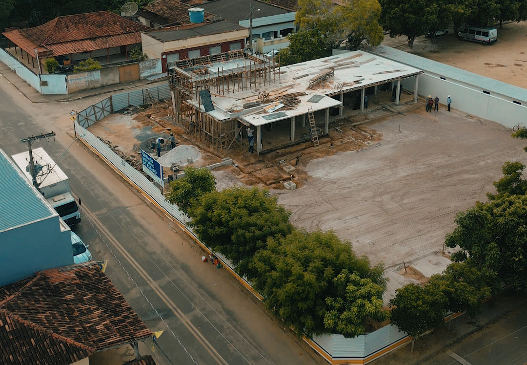 Avanço nas obras da 19ª Cia. Independente da PM marca nova fase da construção