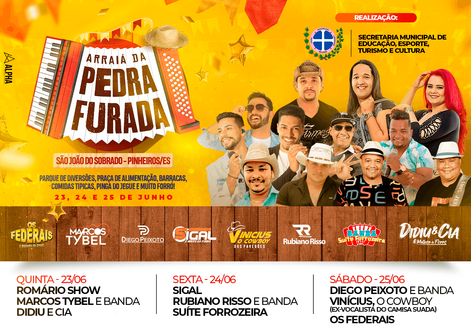 APÓS DOIS ANOS, TRADICIONAL ARRAIÁ DA PEDRA FURADA VOLTA COM ATRAÇÃO NACIONAL, ARTISTAS LOCAIS E MUITA DIVERSÃO