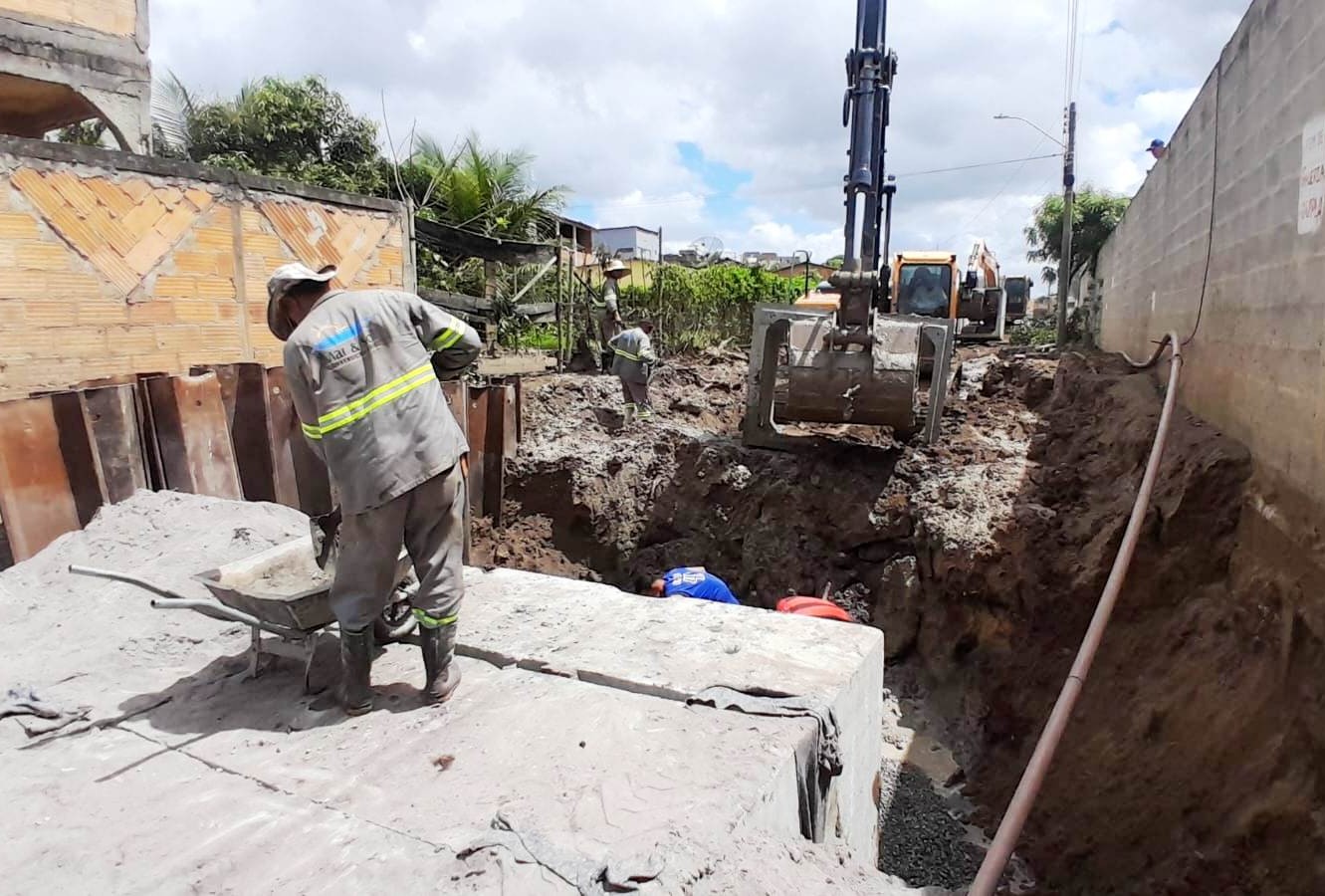 Obra de macrodrenagem em Pinheiros avança mais de 170 metros em pouco mais de um mês