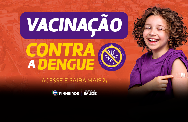 Pinheiros inicia vacinação contra a dengue para crianças e adolescentes