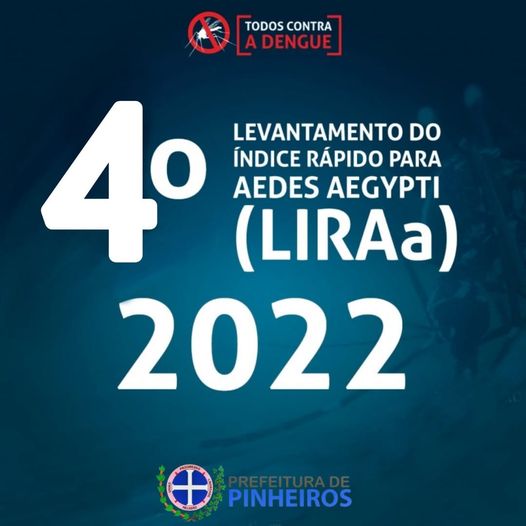 VIGILÂNCIA AMBIENTAL DE PINHEIROS REALIZA 4º E ÚLTIMO LIRAa DO ANO
