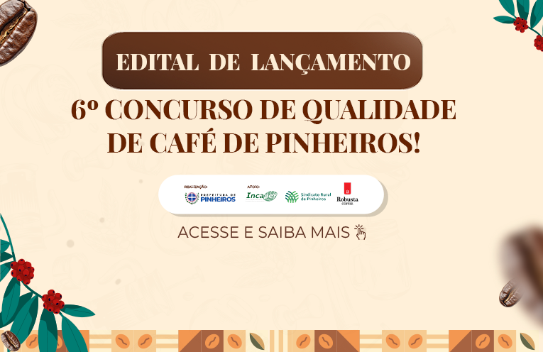 Pinheiros lança 6º Concurso de Qualidade de Café no sábado (5)