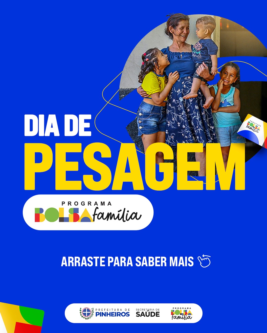 Pesagem do Bolsa Família já começou em Pinheiros: veja quem deve participar e onde comparecer