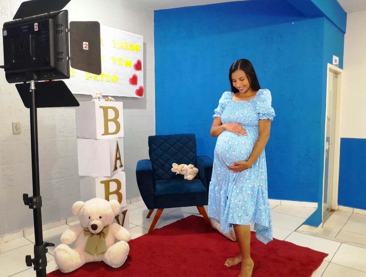 Semana da 1ª Infância promove ensaio fotográfico de gestantes no Cras