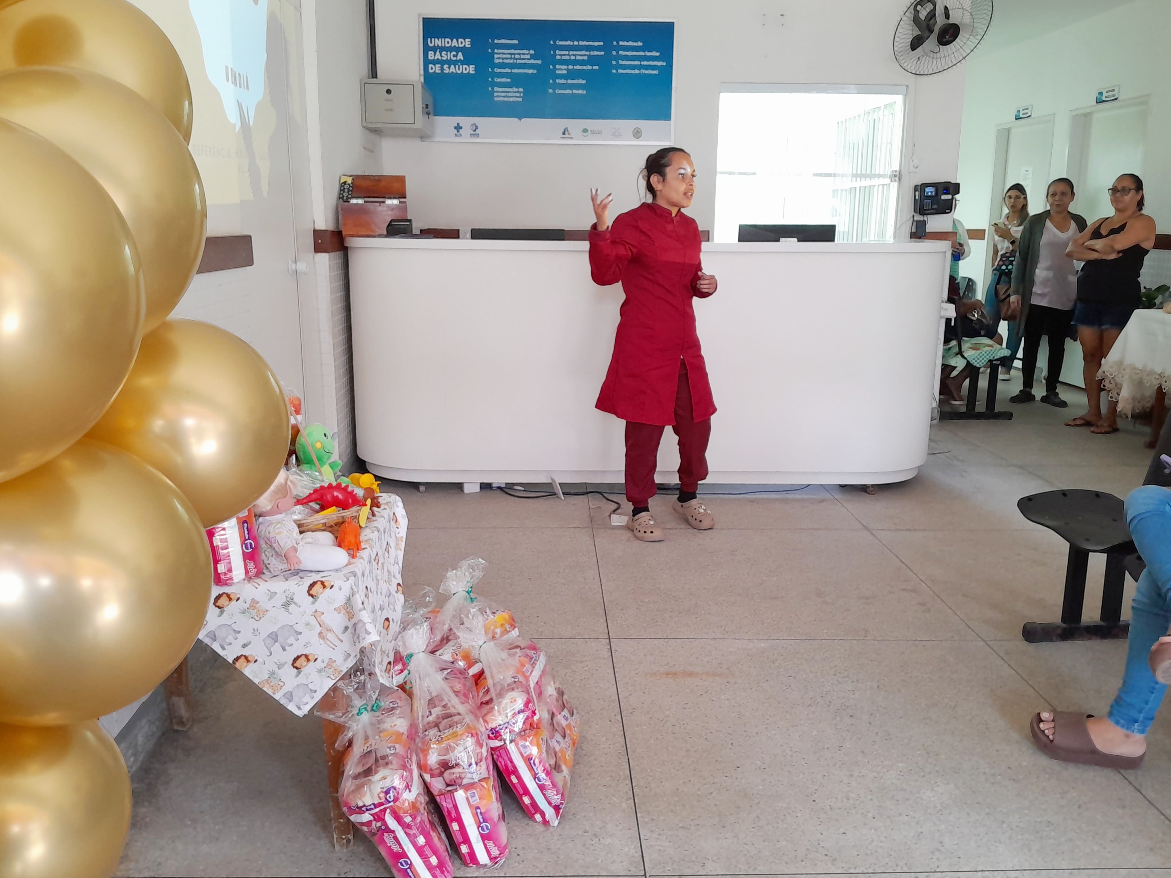 UBS do bairro Jundiá realiza ação pelo Agosto Dourado em apoio à amamentação