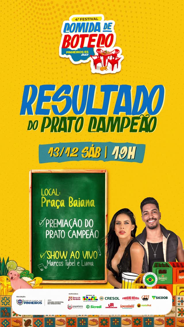 Pinheiros encerra 4º Festival de Comida de Boteco com anúncio do prato campeão neste sábado (13)