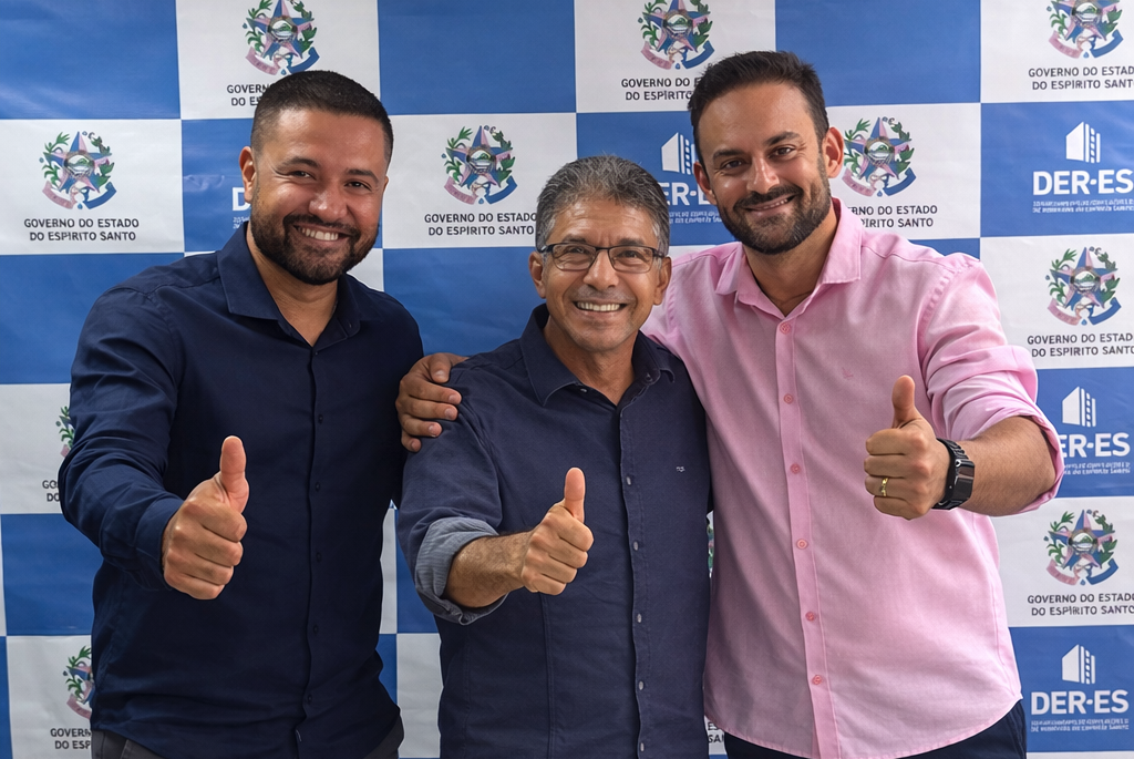 Prefeito e vice acompanham, em Vitória, atualizações sobre o Contorno e a reabilitação da ES-130