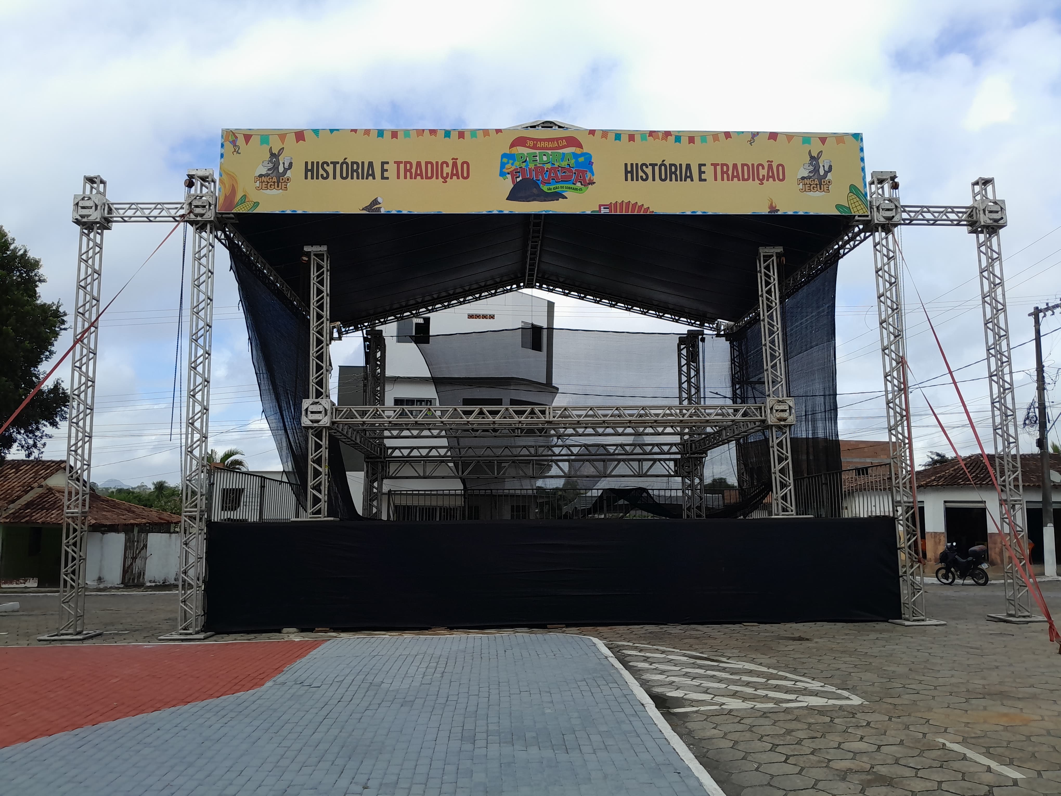 Quase tudo pronto para o 39º Arraiá da Pedra Furada