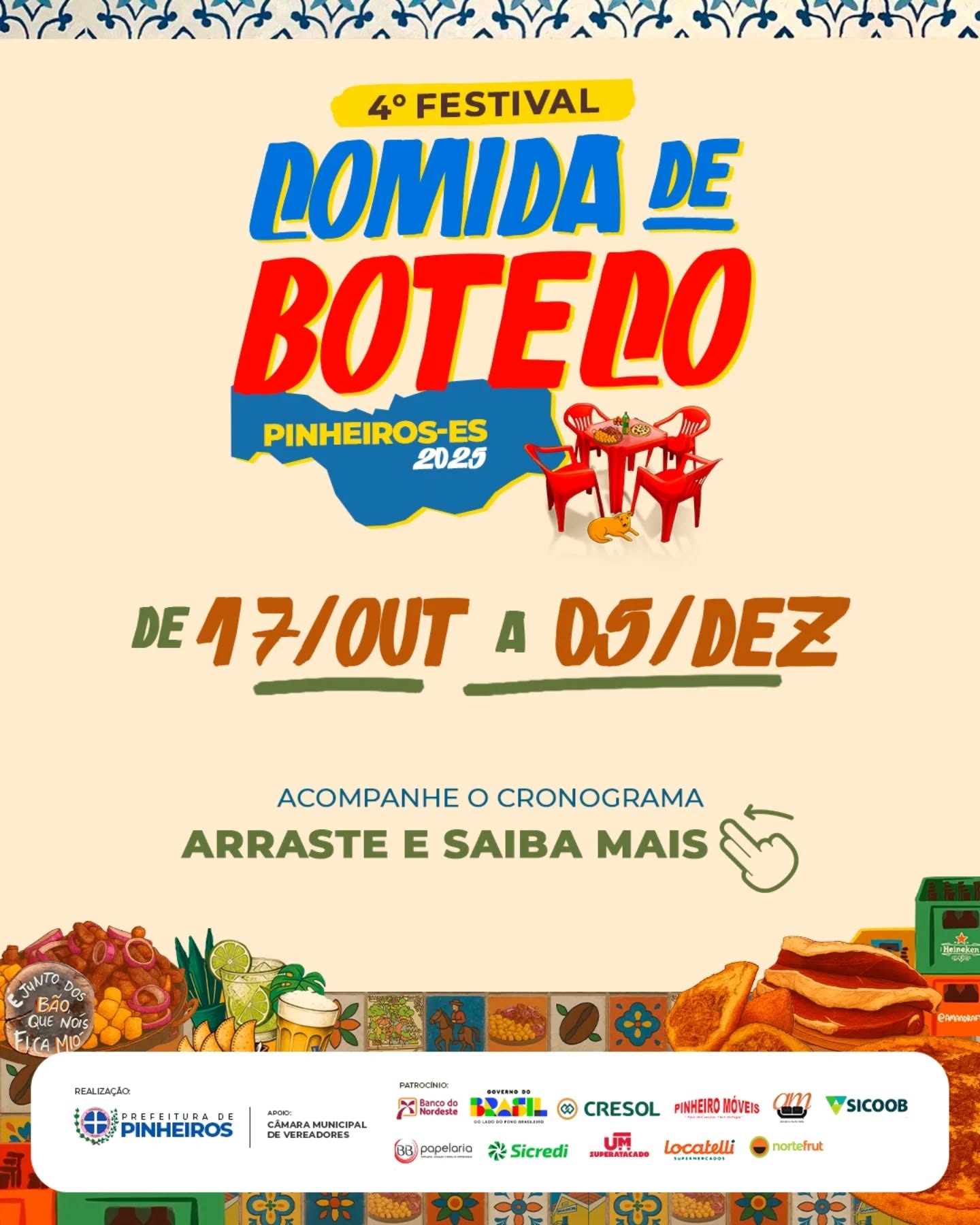 Festival de Comida de Boteco inicia nesta sexta-feira em Pinheiros com música ao vivo e diversidade de sabores