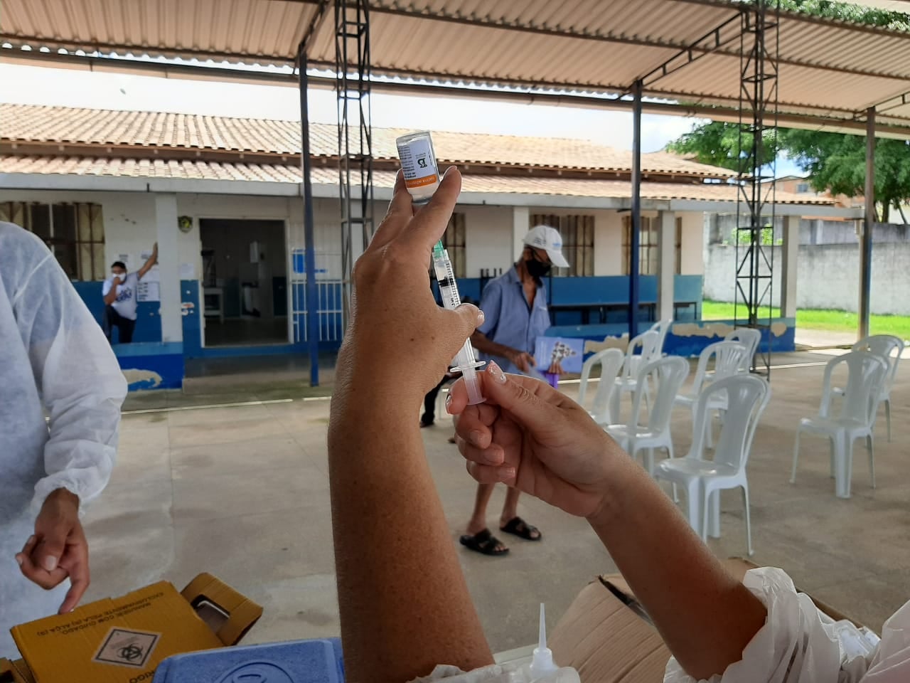 EQUIPE DE IMUNIZAÇÃO VAI ANUNCIAR NOVA DATA PARA PROSSEGUIR COM VACINAÇÃO
