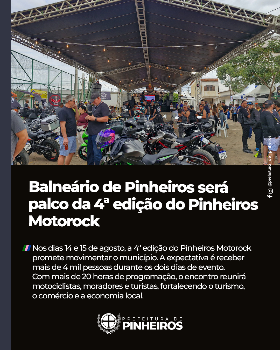 Balneário de Pinheiros será palco da 4ª edição do Pinheiros Motorock