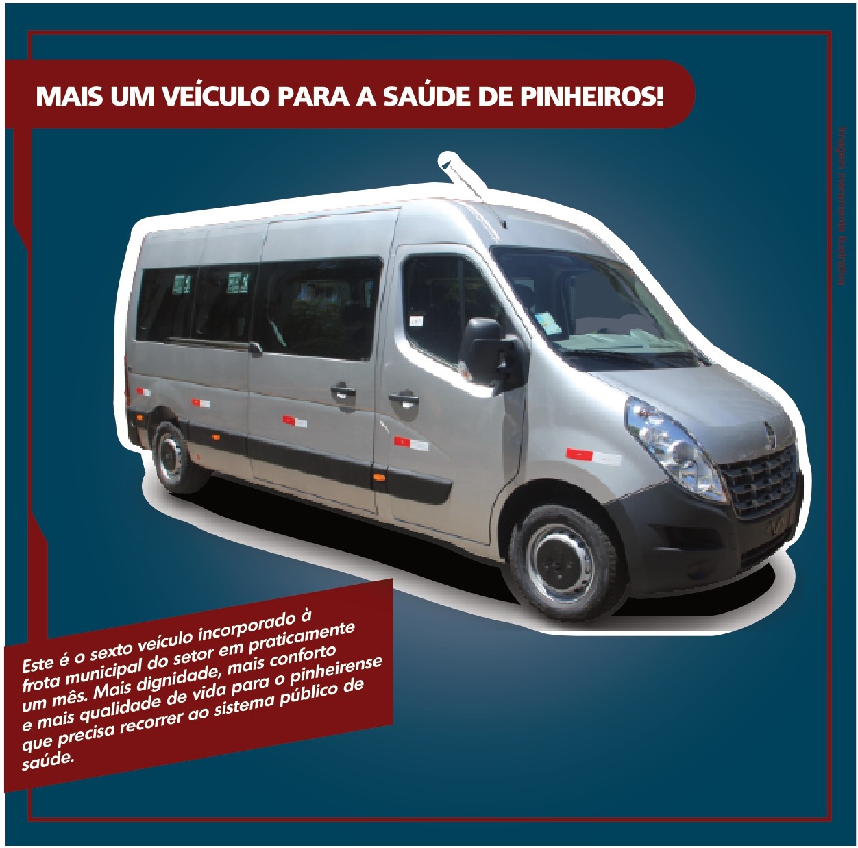 PINHEIROS CONQUISTA SEXTO VEÍCULO PARA A SAÚDE EM QUASE UM MÊS 