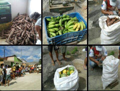 Famílias recebem alimentos pelo PAA