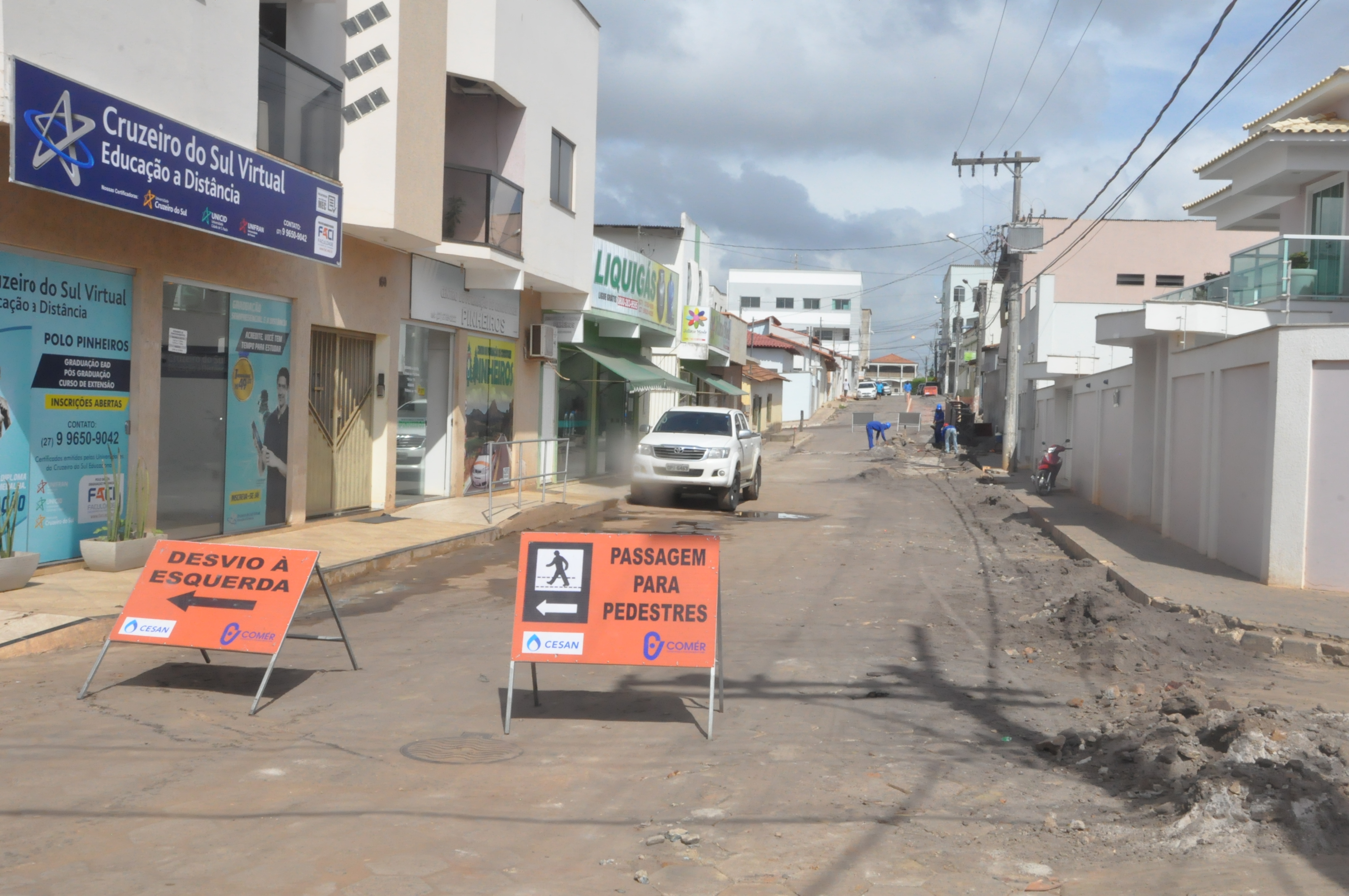 Obras de Esgotamento Sanitário chegam no Centro da cidade