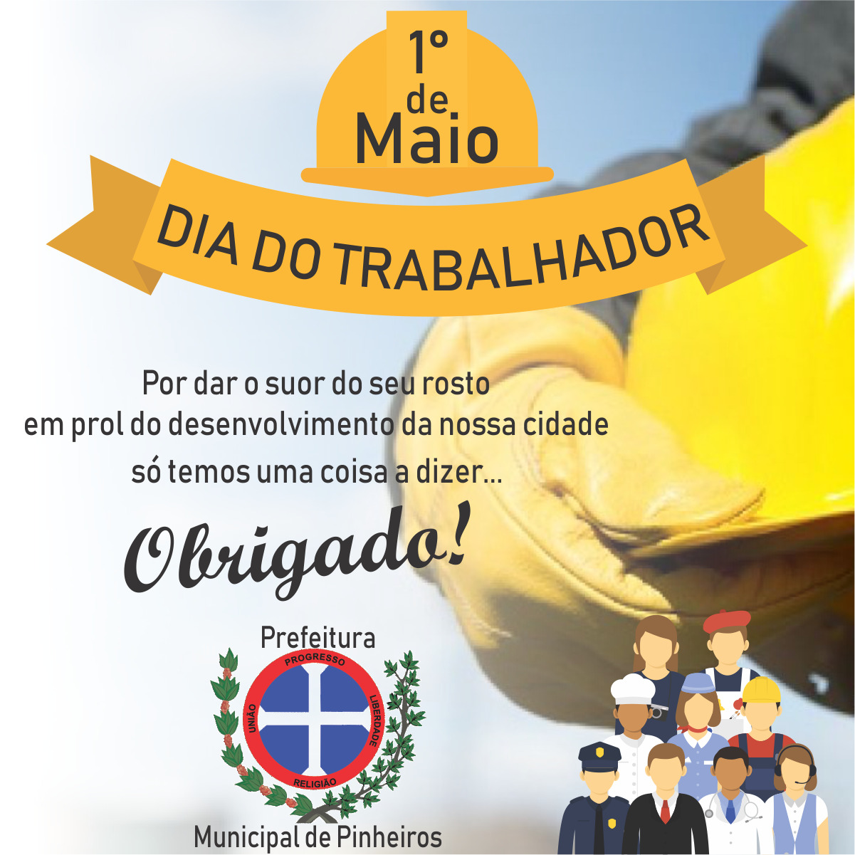1º DE MAIO DIA DO TRABALHADOR