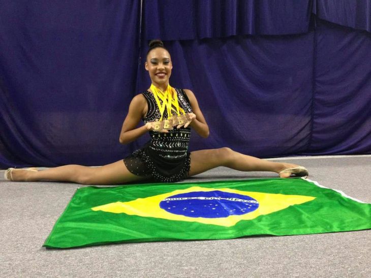 Ginasta Pinheirense Geovanna Santos brilha no Marrocos e fatura duas medalhas