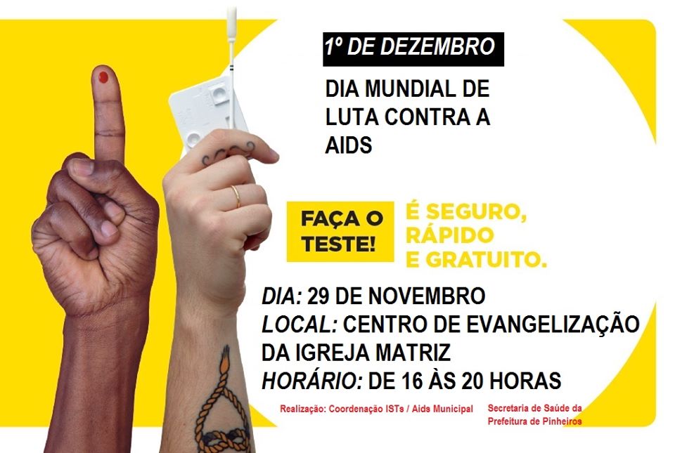 Secretaria de Saúde realiza testes rápidos para detecção de HIV